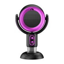 Cooking Bell Extractory Portable Desktop Bell Extractor 3000mAh Rechargeable Upper ESC Purple