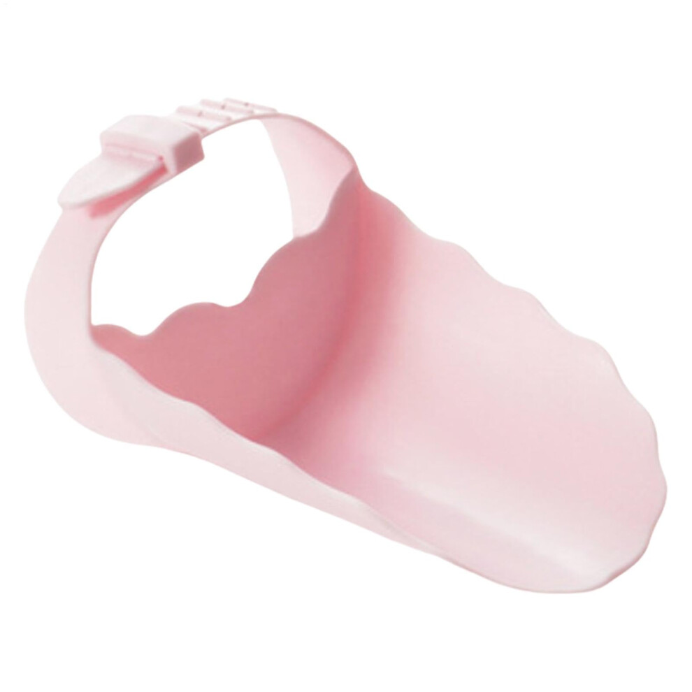 Kids Faucet Extender Flexible Long Reach Water Device For Kids Pink Hand Washing Helper For Bathroom Sink