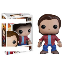 (Style A)Pop Television Supernatural Dean Actionfigur blau Kinder Spielzeug Geschenk