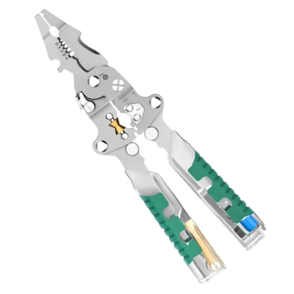 Electrical Pliers Folding Stylus Screwdriver Wire Stripper Insulated Multitool With Voltage Tester Model 1 9393856322107
