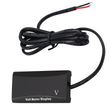 1Motorbikevoltmeter Rood Waterdicht Display, Weerbestendig