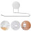 Multifunctionele Wall Mounted Toilet Roll Holder Wit 4