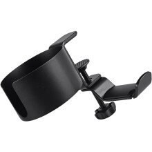 1Gamingheadsetstand Met Draaibare Hanger En Bekerhouder Zwart