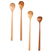 4Stk Holzlöffel Mit Langem Griff Breilöffel Farben