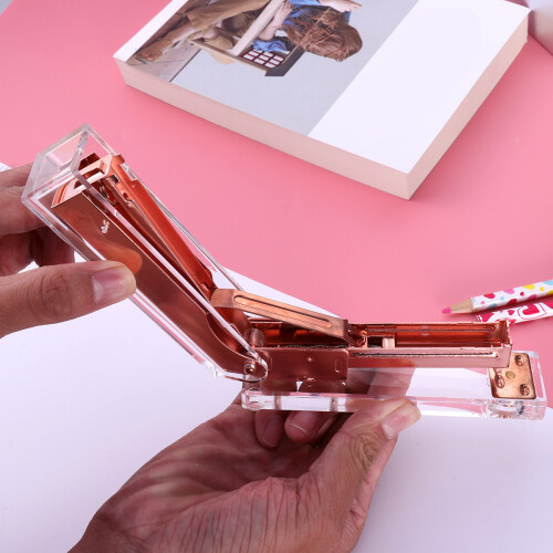 Acryl Roségold Tischhefter Klassisches Design Elegant 2