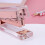 Acryl Roségold Tischhefter Klassisches Design Elegant 6