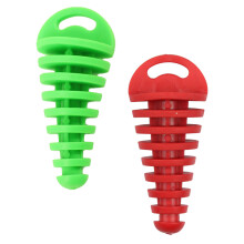 2St PVC Air-Bleeder Plug Motorfiets Tailpipe Wasplug Meerkleurig