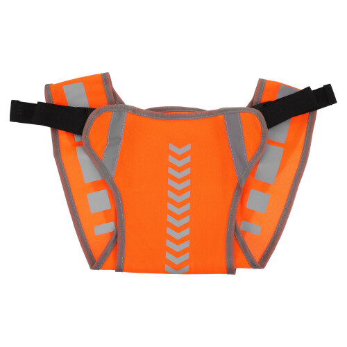 Gilet Di Sicurezza Riflettente Arancione Per Corsa E
