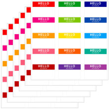 20 Blatt Multifunktions Namensetiketten Aufkleber