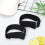 4Pcs Durable Elastic Cinch Straps Black Hook and Loop Cable Organizer 6