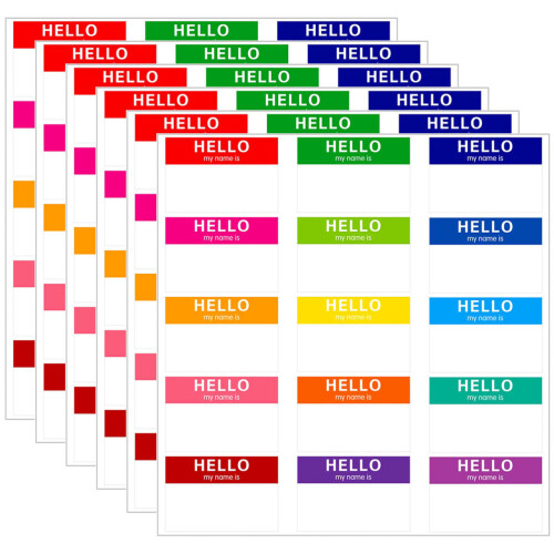 20 Blatt Multifunktions Namensetiketten Aufkleber 2
