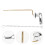 1 Set Toilettenzugstange Seitlich Mit Edelstahlkette 11