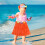 Hawaiian Set Mit Simulation Orange 7
