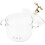 High Borosilicat Bratentopf Mit Elchdesign Deckel Topf 6