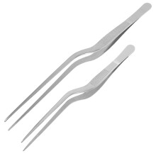 2Stk. Fischgrätenspatel Präzisionspinzette Spitze