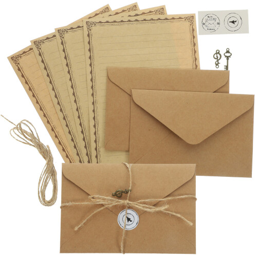 2 Sets Briefpapier A5 Mit Umschlag Reise Notizblock Einlage