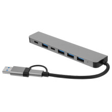 Usb Hub 7 In 1 Mehrfachanschluss Für Laptop Computer
