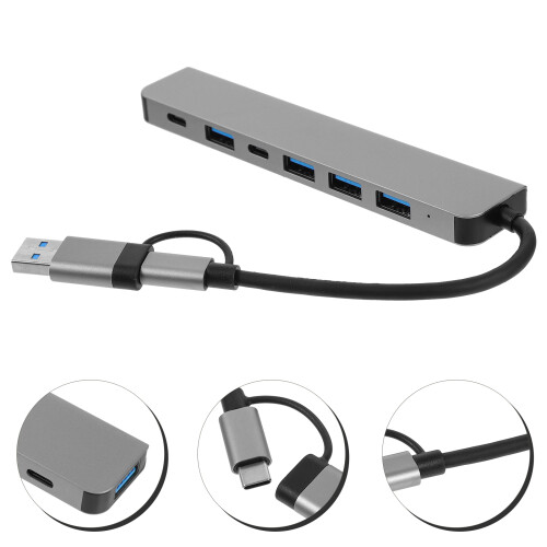 Usb Hub 7 In 1 Mehrfachanschluss Für Laptop Computer 2