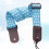 Sangle Ukulélé Coton Ciel Bleu Ajustable Tête En Cuir 9