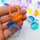 110 Stuks Kleurrijke Acryl Ringen 8