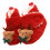 2 Paren Zachte Antislip Babylaarzen 22 Rood 1