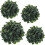 4 Stuks Kunstmatige Topiary Bollen Hangende Gesimuleerd Milano 4