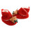 2 Paren Zachte Antislip Babylaarzen 22 Rood 7