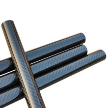 Carbon Fiber Tube Glossy Twill Drone Accessories, OD 4mm-35mm, Length 500mm, 2 Pieces