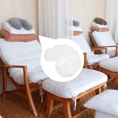 50Pièces Couvre-Appui-Tête U En Non- Usage Unique Spa 1