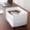 1Boîte À Documents ABS Blanche Empilable Organiseur De 6