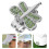 Clip Casquette Golf Vert Durable Aluminium Décoratif 3