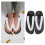 1Paire Mules Sabots Confortables Bois Textile Durable 10