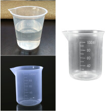 100Ml Kunststoff Becher Premium Langlebig Einteiliger Messbecher Pp
