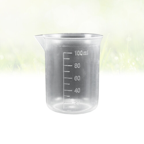 100Ml Kunststoff Becher Premium Langlebig Einteiliger Messbecher Pp 1