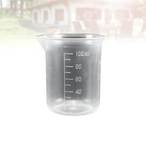 100Ml Kunststoff Becher Premium Langlebig Einteiliger Messbecher Pp 2