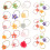 30Stk Haargummis PomPom Elastische Pferdeschwanz Halter Für 11