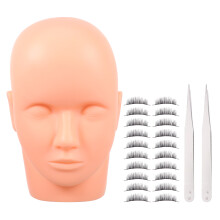 1 Set Übungsmodell Kopf Für Wimpernverlängerung Zuhause Salon