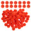 500 Stk. 25 Mm Plüschkugeln Elastisch Für Kinder (Orange) 7
