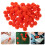 500 Stk. 25 Mm Plüschkugeln Elastisch Für Kinder (Orange) 3