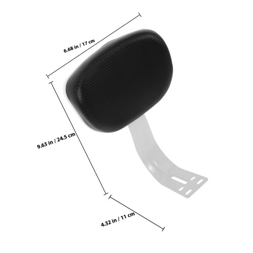 Support Dorsal Vélo Ergonomique En Fer Et Mousse Multicolore 1