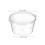 100 Stk Condiment Cups 2 Oz Mit Deckeln 2