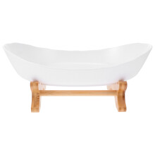 1 Set Oval Kunststoff Obstplatte Dessertplatte Snackplatte