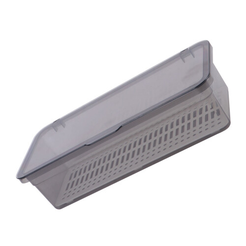 2Stk Kunststoff Essstäbchen Ablaufbox Organizer Behälter