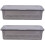 2Stk Kunststoff Essstäbchen Ablaufbox Organizer Behälter 10