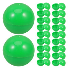 25Stück Öffnende Kugeln Kunststoff Tischtennisbälle Sphäre Spielkugeln