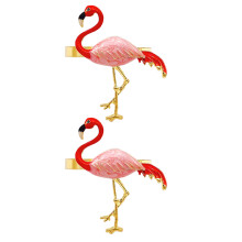 2Stück Flamingo Serviettenhalter Schnallen