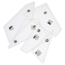 5Stk Acryl Schablonen Set Für Quilting Patchwork Steppdecke