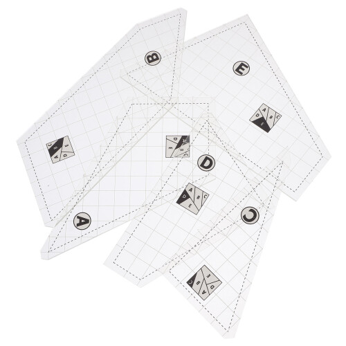 5Stk Acryl Schablonen Set Für Quilting Patchwork Steppdecke