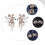 1 Paar - -Schnallen Mit Perlen- -Design 11