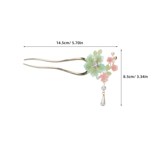 Hair-Chopstick Glazes -Haarstäbchen Für 1